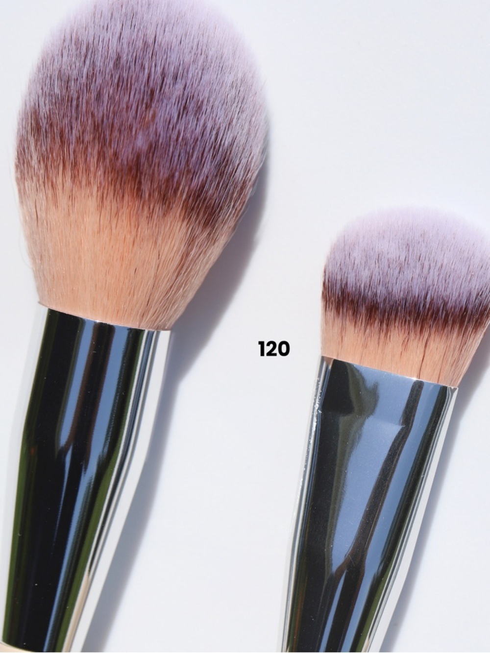 Half Caked Cream Handle 3-Piece Brush Set - Picture 9 of 13